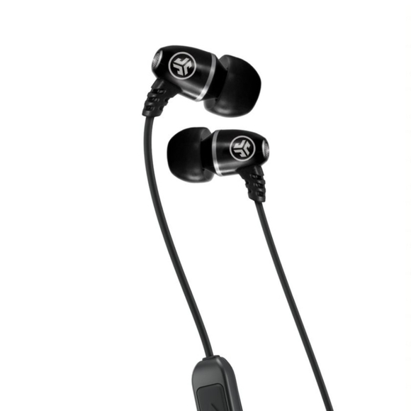 JLab Bluetooth Wireless Ear Buds Black Audio Metal Sweatproof 6 Hours Play NWT - Picture 7 of 15